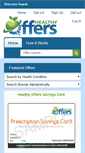 Mobile Screenshot of healthyoffers.com